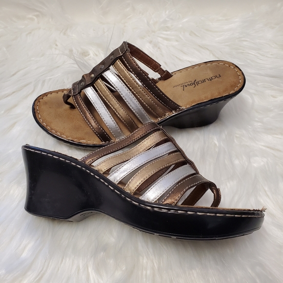 Natural Soul by Naturalizer Bronze/Spiced Gold 10 Pretty with‎ comfort - Picture 1 of 7